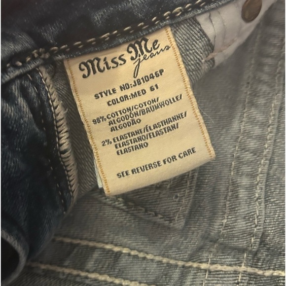 Miss Me ‘Boyfriend Boot’ cropped; Sz 29; - Picture 4 of 7